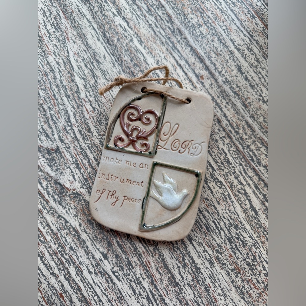 Faith Christian Catholic Holy Spirit dove decor